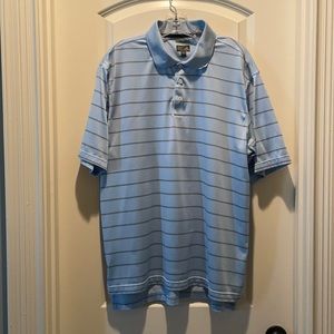 Brand: Adidas Golf
Material: 100% Polyester 
Climacool material